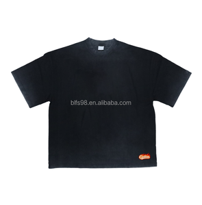 Camiseta de Algodón y Poliéster con Logotipo Digital Serigrafiado Personalizado, Camiseta para Hombre de Talla Grande, Camiseta Lisa al por Mayor para Hombre - Product Image 4