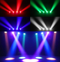6 pièces 448 $ 19x15W Zoom Wash Moving Head, Lumières LED DJ pour scène de club, Projecteur LED Wash Disco