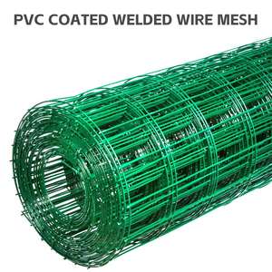 Panneau de cage à lapins en treillis soudé revêtu de PVC, calibre 21, galvanisé argenté, pour enclos d'animaux de <span class=keywords><strong>petite</strong></span> taille - Product Image 1