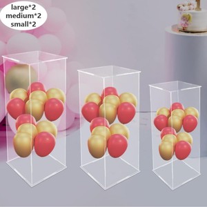 Soporte <span class=keywords><strong>de</strong></span> Flores Separable <span class=keywords><strong>de</strong></span> Acrílico Transparente, Moderno, Duradero y <span class=keywords><strong>de</strong></span> Alta Calidad, Pedestal para Tartas, Decoración para Bodas, Exhibición <span class=keywords><strong>de</strong></span> Ramos, Decoración para Eventos Familiares - Product Image 3