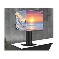 WS Cube LED d'animation 3D HD intérieur/extérieur de couleur Ull de taille personnalisée Affichage LED créatif carré magique à 4 côtés
