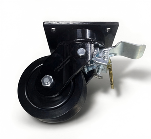Rueda Giratoria de Nylon Negra de 6 Pulgadas, Super Resistente, de Fábrica, OEM - Product Image 1