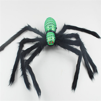 ZONOBLE Halloween Maison Hantée Terreur Araignée en Peluche Accessoire Décoratif pour Enfants de 2 à 14 ans