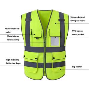 Gilet <span class=keywords><strong>de</strong></span> sécurité réfléchissant pour les <span class=keywords><strong>vêtements</strong></span> <span class=keywords><strong>de</strong></span> <span class=keywords><strong>travail</strong></span> <span class=keywords><strong>de</strong></span> la construction avec logo personnalisé - Vente en gros - Product Image 5