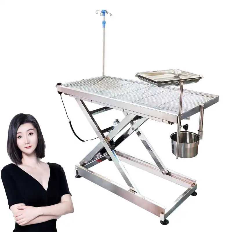 電気事業メーカーとの臨床検査のための折りたたみ式獣医手術テーブル