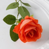 Fleurs artificielles vintage faites à la main en soie, roses modernes couleur blush, texture vieillie, respectueuses de l'environnement, pour mariage rustique et décoration intérieure