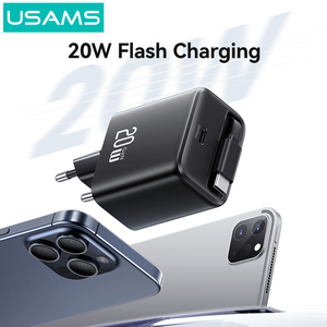 USAMS Portable 2024 New 20W Fast Charging Mini Travel Usb C Mobile Phone Wall Charger <strong>Adapter</strong> for <strong>Iphone</strong> 15 14 13 12 <strong>11</strong> Pro Max - Product Image 4