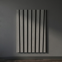 Panneaux muraux WPC rayés modernes pour la décoration intérieure, design minimaliste, revêtements imperméables, insonorisants, garantie 3 ans
