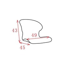 FC-2722 italien minimaliste moderne maison salle à manger chaise confortable nordique lumière luxe Style incurvé contreplaqué courbé meubles de maison
