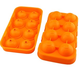 Grand bac à glaçons rond en silicone écologique Libération facile Machine à glaçons flexible pour whisky Outils de crème glacée faits maison - Product Image 3