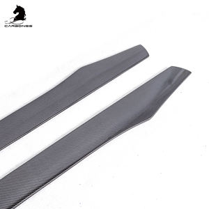 Vücut kiti karbon Fiber UNVS tarzı yan etek tampon bmw için Fit F32 - Product Image 5