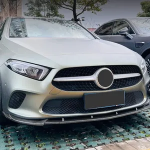 กันชนหน้า StarNav สำหรับ Mercedes Benz A-Class W177 V177 ปี 2018-2022 รุ่นมาตรฐาน ชุดแผ่นป้องกันใต้กันชน 3 ชิ้น ชุดแต่งลิ้นกันชน - Product Image 3