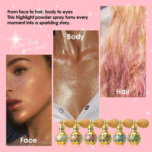 แป้งไฮไลท์เนื้อสเปรย์ประกายเพชรเงางาม เหมาะสำหรับผิวหน้า ผิวกาย ผม เสื้อผ้า และเครื่องสำอาง - Product Image 2