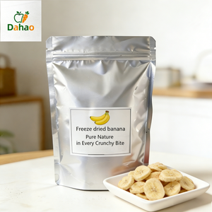 Tranches de <span class=keywords><strong>banane</strong></span> lyophilisées 100% naturelles de haute qualité, emballage en vrac, sans sucre, saveur sucrée, texture semi-molle, services OEM, prix abordable - Product Image 2