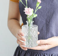 Vase en cristal Lalique en gros, décoration de bureau, vase en cristal de luxe, fête de mariage, verre