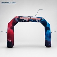Arche gonflable personnalisée pour les agences de publicité, portail publicitaire sur mesure pour les organisateurs de festivals et les courses sportives
