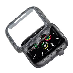 Conception de vache couverture complète pour Apple Watch 8 7 6 5 41mm 45mm 40mm 44mm 38mm 49mm protecteur d'écran pare-chocs imprimé léopard PC + étui en verre - Product Image 4