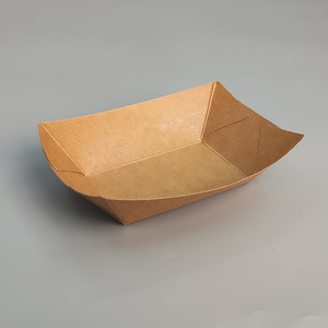 Bandeja <span class=keywords><strong>de</strong></span> barco <span class=keywords><strong>de</strong></span> papel Kraft impresa personalizada, <span class=keywords><strong>vajilla</strong></span> desechable ecológica <span class=keywords><strong>para</strong></span> fiestas <span class=keywords><strong>de</strong></span> picnic <span class=keywords><strong>para</strong></span> llevar - Product Image 2