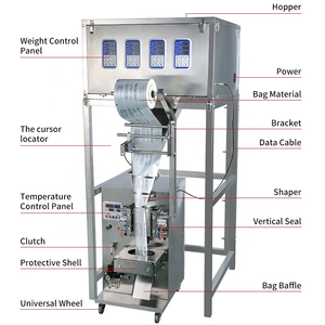 Máquina de llenado cuantitativo rápido, té perfumado, Té Yan <span class=keywords><strong>Babao</strong></span>, máquina de mezcla de ingredientes de cuatro cabezales - Product Image 2