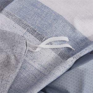Ensemble de <span class=keywords><strong>housse</strong></span> de couette en <span class=keywords><strong>lin</strong></span> de <span class=keywords><strong>lit</strong></span> 100% polyester imprimé ensembles de literie trois pièces - Product Image 4