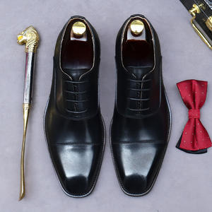 Chaussures habillées pointues en cuir lisse de luxe pour hommes, nouveau design 2026, chaussures de créateur en cuir pour hommes - Product Image 6