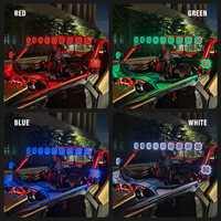 Barra de Luces LED Ámbar Modular Enlazable Súper Brillante de 42 Pulgadas para Techo, para Wrangler, Bronco, Toyota Tacoma, Ranger, Gladiator, Todoterreno 4x4