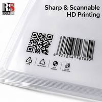 Sacs en rouleau pré-ouverts intelligents en LDPE recyclables compatibles avec le codage jet d'encre pour machines d'emballage automatisées de distribution intelligente AUTO BAG