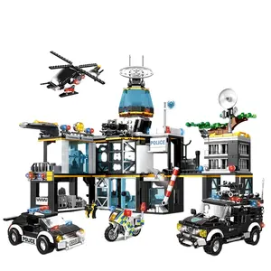 toySpot Goods C0555 Building Block City Vehicles Car ToysLegoed Legoed Swat Toy Police Station Legoing