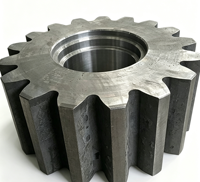 Grande usine de fabrication d'équipements miniers OEM |   Engrenage de transmission robuste de grande taille usiné CNC pour broyeur à billes et équipement cimentier