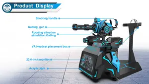 Realtà virtuale 9d Video Simul Platform Set Machine Vr Game Vr Arcade Shooting Machine Zombie Arcade Game Machine