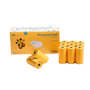Bolsas Biodegradables para Excremento de Perro, Ecológicas, a Base de Almidón + LDPE, con Logotipo Personalizado Impreso, Rollo de Recarga Compostable, Venta Caliente de Fábrica - Product Image 1