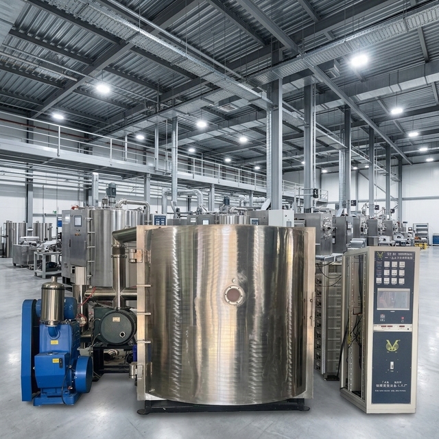 Graphite Carbon Vacuum Coating Production Line Automatic Vapor Deposition Furnace PLC Pump 380V 110KW High Productivity for