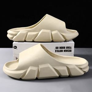 CUSTOM 로고 패션 여름 해변 캐주얼 두꺼운 밑창 사용자 정의 남성용 EVA 샌들 Hausschuhe 슬라이드 샌들 슬리퍼 - Product Image 5