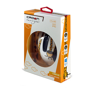 Giraffe Crown Micro 1000 Dpi Optical Usb Wired <b>Mouse</b> - Product Image 4