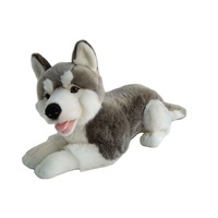 Fourrure Ronde Mouton Doux Animal En Peluche Noir Mouton En Peluche Jouet