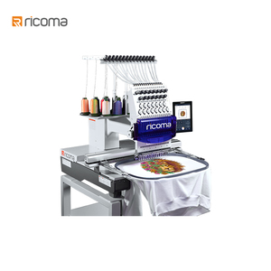 <strong>RiCOMA</strong> <strong>TC</strong>-<strong>1501</strong> Single Head Embroidery Machine Computerized 12/15 Needle Capable for T-shirt/Flat/Cap Embroidery Commercial Used - Product Image 1
