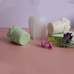 Toptan yeni Rattan çiçek kokulu mum silikon kalıp DIY asılı Rattan çiçek ev dekorasyon reçine mum kalıp - Product Image 3