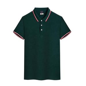 Polo de <span class=keywords><strong>Golf</strong></span> Bleu à Manches Courtes pour Hommes, Haute Qualité, avec Logo Personnalisé, en Tissu Tricoté Respirant, Idéal pour Tenues de Travail Professionnelles - Offre Spéciale - Product Image 6