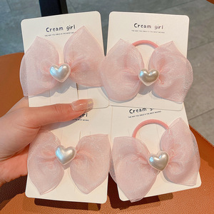 Accessori per Capelli con Fiocchi per Bambine, Fermagli per Capelli per Fate, Belle Ragazze, Giovani Donne. Fascia per capelli a coda di cavallo lunga - Product Image 1