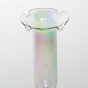 लोकप्रिय उत्कृष्ट गुणवत्ता वाले उत्कृष्ट शिल्प क्रिस्टल कैंडलस्टिक धारक ग्लास मोमबत्ती धारक