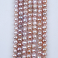 Vente en gros 9-10mm blanc rose violet pomme de terre perle d'eau douce pour la fabrication de bijoux