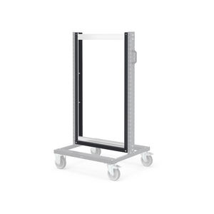 Pareja de soportes totales Fami 649x50x1153mm para carritos Bin Cart - Product Image 2