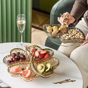 <span class=keywords><strong>2023</strong></span> nouvelle assiette de fruits en plastique en forme de coeur à la mode maison Table basse fruits secs Snack boîte de rangement <span class=keywords><strong>vaisselle</strong></span> promotionnelle - Product Image 1