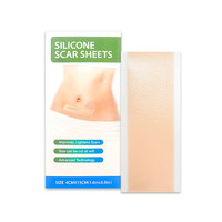 Patch cicatriciel en silicone pour le traitement des cicatrices Bandes de cicatrices réutilisables pour la chirurgie, la section C, les vergetures chéloïdes, l'élimination des cicatrices d'acné