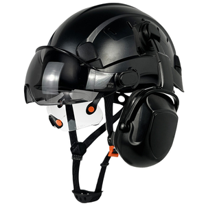 Helm Pengaman Pelindung ABS Dua Lapis untuk Lokasi Konstruksi, Tahan Benturan Tinggi, Bernapas, Nyaman, Dielektrik - Product Image 1