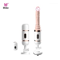 Beliebter Teleskop-Dildo-Vibrator mit Heizfunktion, Elektrisches Sexspielzeug für Weibliche Masturbation