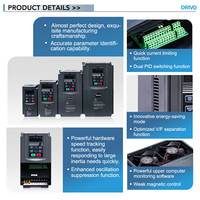 Variateur de fréquence (VFD) double PID triphasé 380V 55kW 75kW à usage général pour moteur asynchrone triphasé