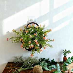 ตะกร้าดอกไม้ประดิษฐ์แบบแขวนผนัง ตกแต่งบ้าน ตกแต่งห้องนั่งเล่น - Product Image 2