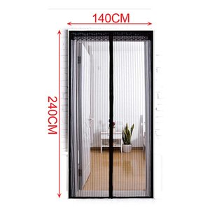 * Presa * zanzariera magnetica nera porta/tenda finestra con Velcro adesivo dimensioni 140x240cm-casa e giardino/articoli - Product Image 2