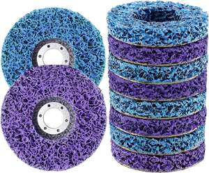 Amoladora de ángulo de acero inoxidable con rueda de nailon de eje azul de la mejor calidad, disco de tira de eliminación de pintura de diamante de pulido Ental - Product Image 1